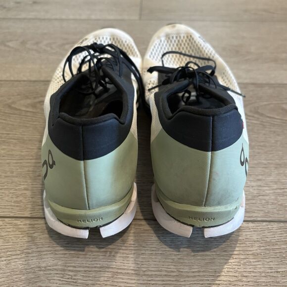 On cloud boom Shoes Mens 11.5 Sneakers White Green Running Outdoors Athletic - Picture 3 of 8